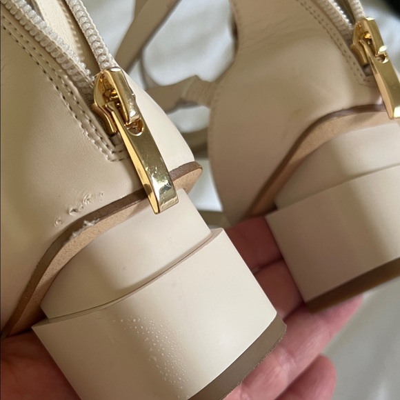 Franco Sarto Beige Strappy Heels - Picture 5 of 6
